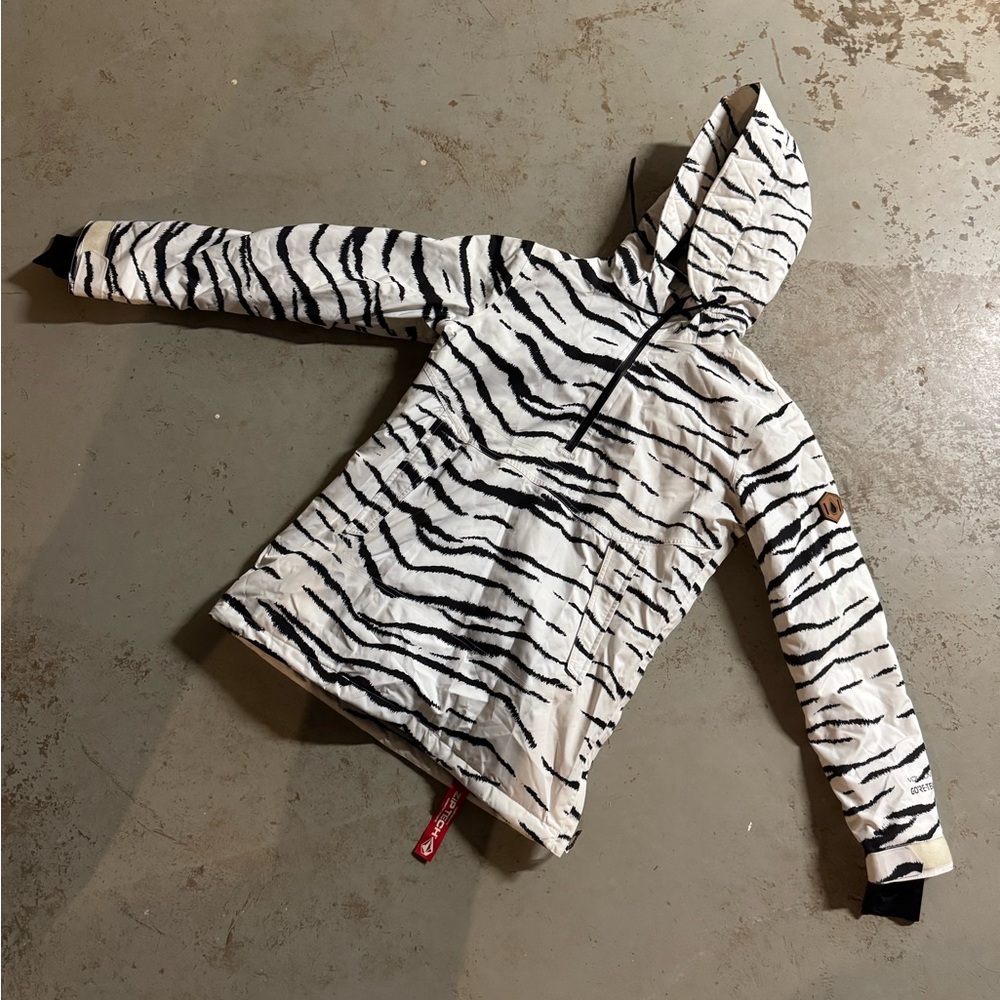 Volcom Black and White Patterned Jacket